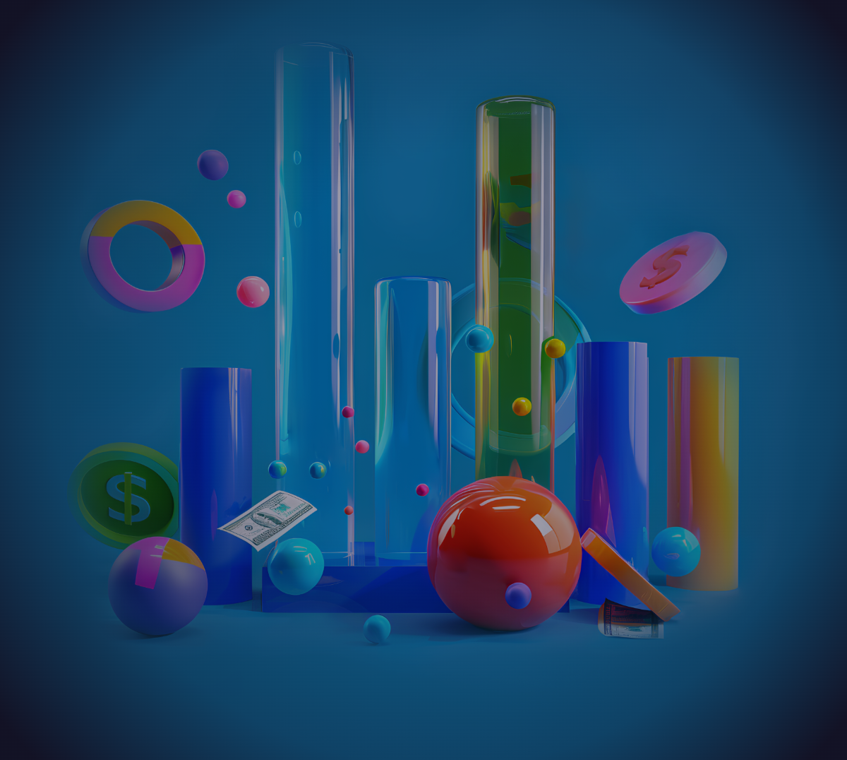Creator Analytics, 3D render