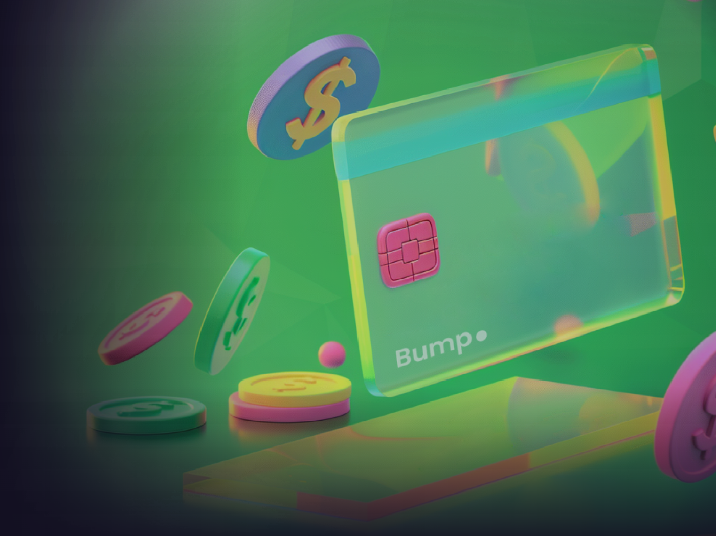 Bump Creator Card, 3D render